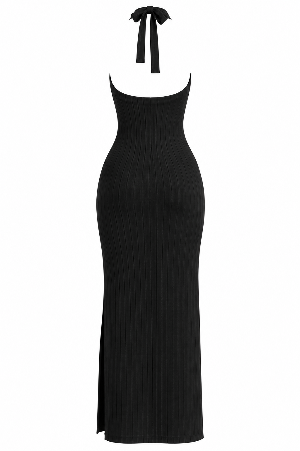 The Sienna Plunge Neck Midi Dress