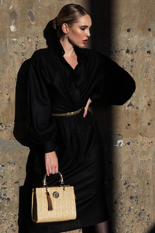 Classic Linen Shirt - Black