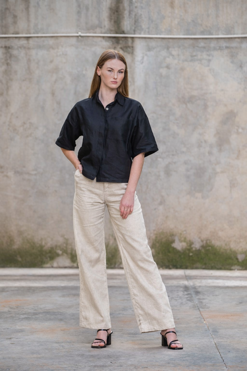 Tailored Trousers - Natural