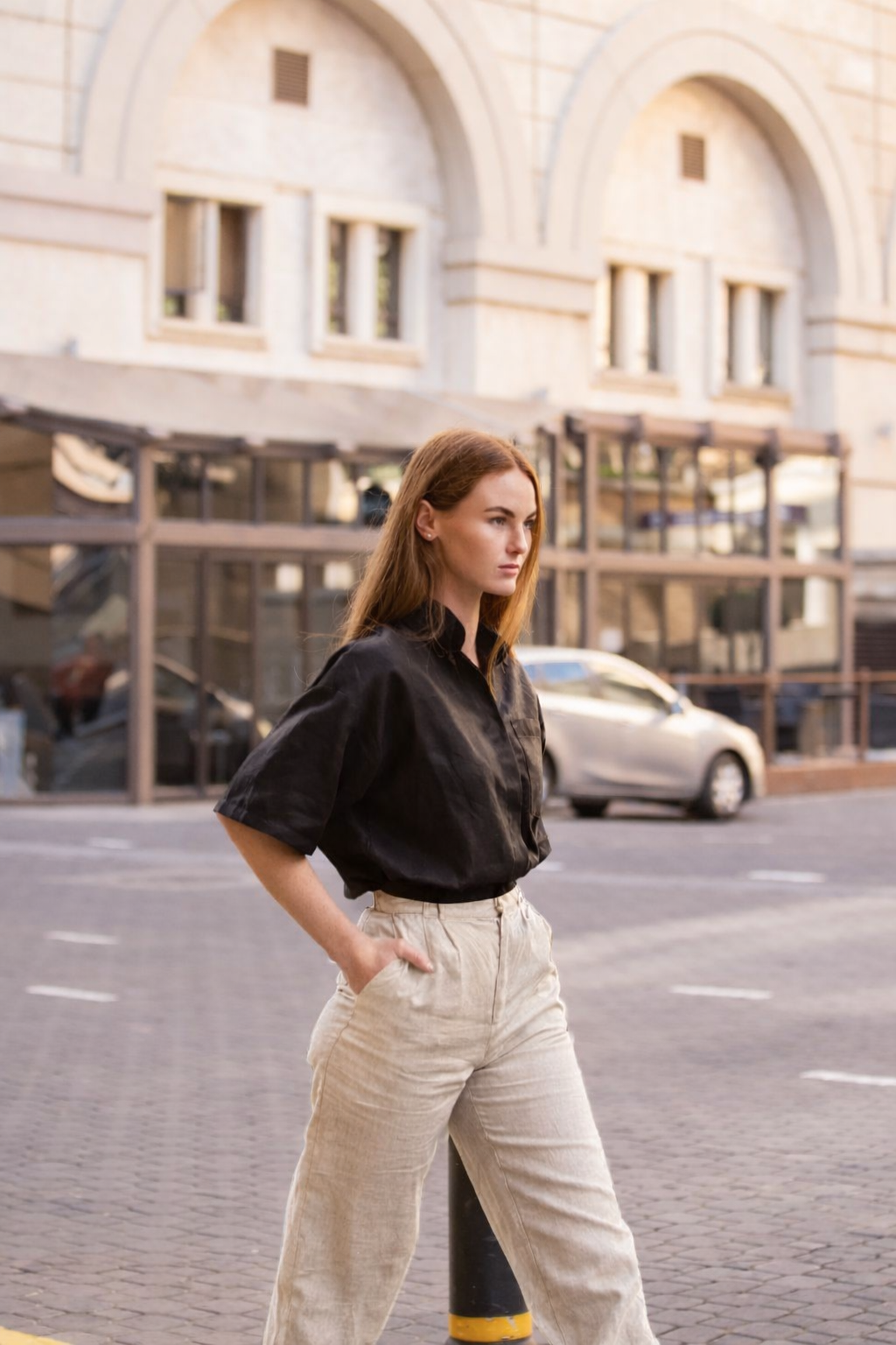 Tailored Trousers - Natural